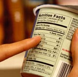 Read the food labels carefully